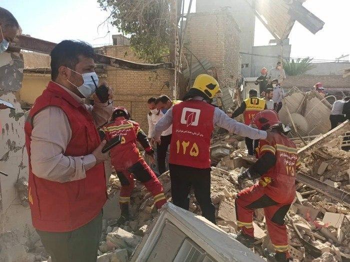 انفجار گاز در بازار عامری اهواز