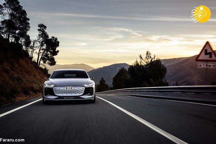 خودروی برقی آئودی A6 E-Tron (تصاویر) پرچمدار جدید برقی آئودی با همکاری پورشه
