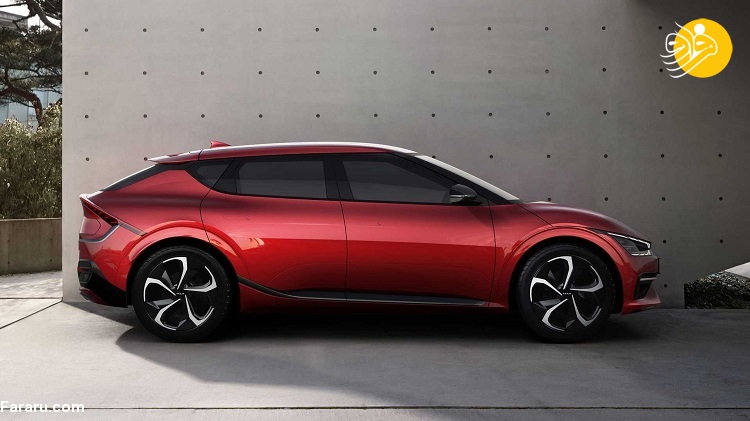 اولین شاسی بلند تمام برقی کیا موتورز Kia EV6 (تصاویر) اولین شاسی بلند برقی کیا
