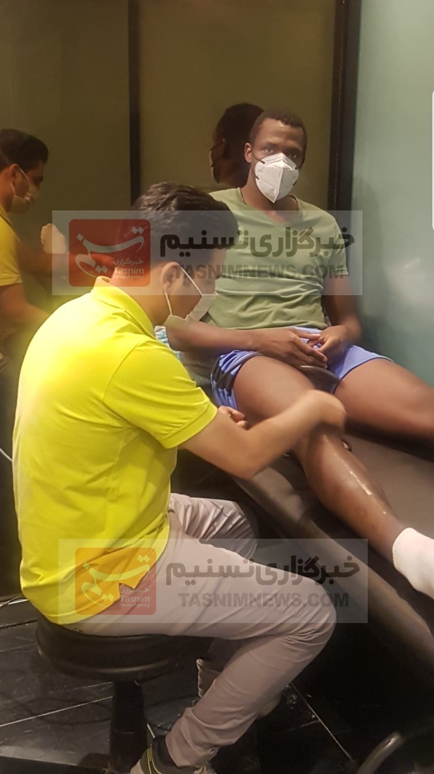 (عکس) ستاره استقلال سند رو کرد؛ مصدوم هستم
