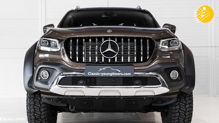 پیکاپ بنز X-Class 6X6 (تصاویر) وانت وحشی و شش چرخ بنز