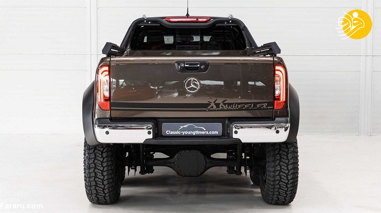 پیکاپ بنز X-Class 6X6 (تصاویر) وانت وحشی و شش چرخ بنز
