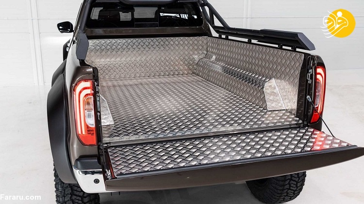 پیکاپ بنز X-Class 6X6 (تصاویر) وانت وحشی و شش چرخ بنز