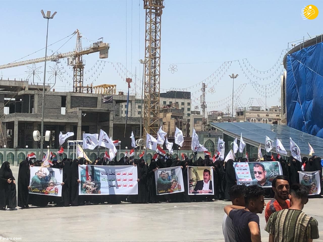 (عکس) فرمانده حشد الشعبی آزاد شد