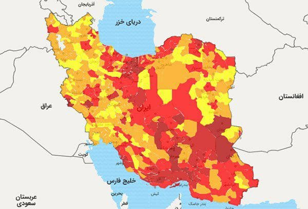 رنگ بندی کرونایی
