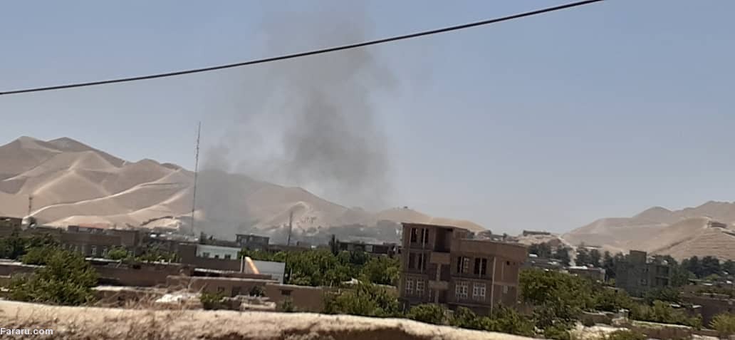 (ویدئو) لحظه ورود طالبان به شهر قلعه نو مرکز ولایت بادغیس