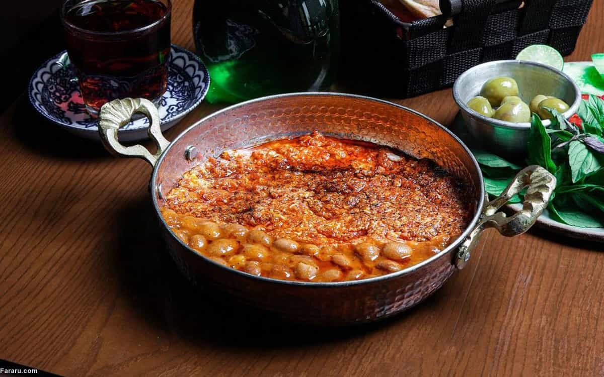 املت لوبیا شاپوری