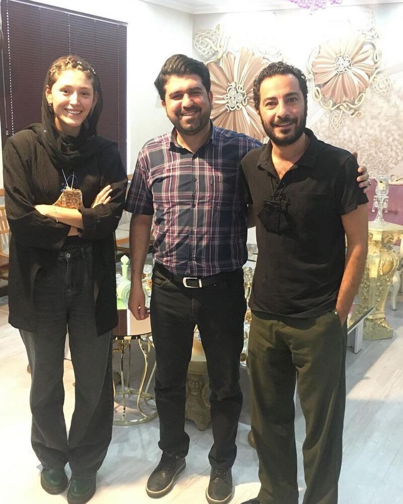 (تصویر) مراسم عقد نوید محمدزاده و فرشته حسینی