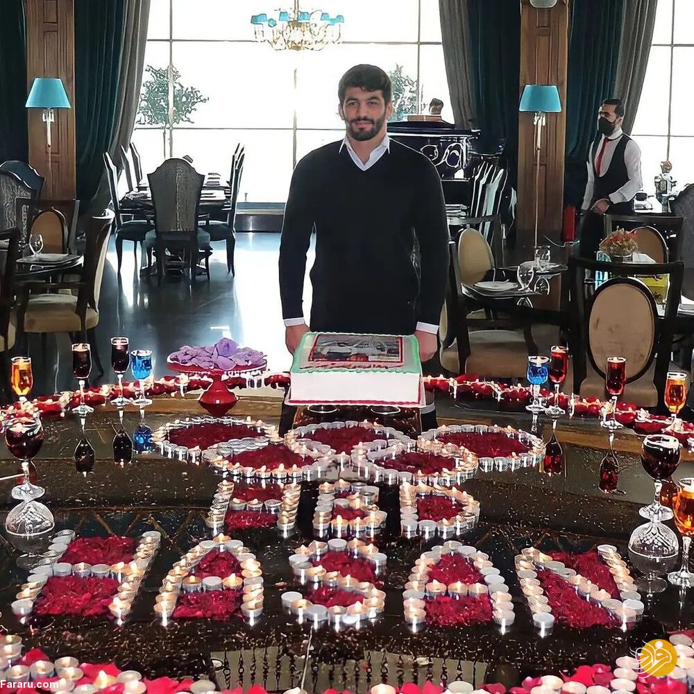 (عکس) جشن تولد لاکچری حسن یزدانی