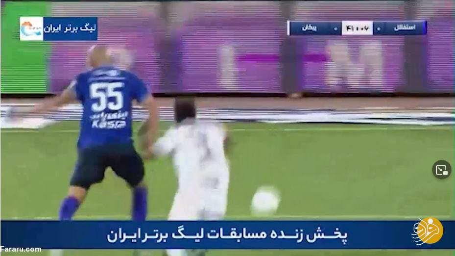 (عکس) اخراج مدافع استقلال درست بود؟