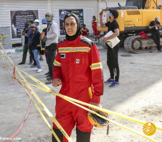 (عکس) شهربانو منصوریان با لباس آتش‌نشانی در متروپل