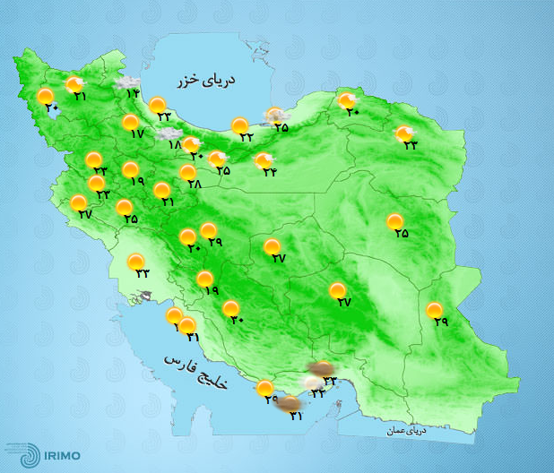 آب و هوای ایران 