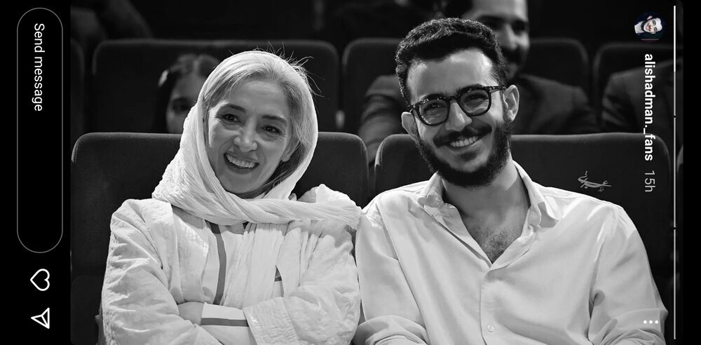  شادمان کنار پانته‌آ پناهی‌ها