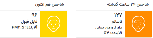 آلودگی تهران