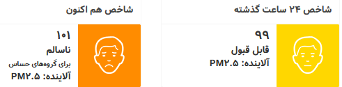 آلودگی تهران 