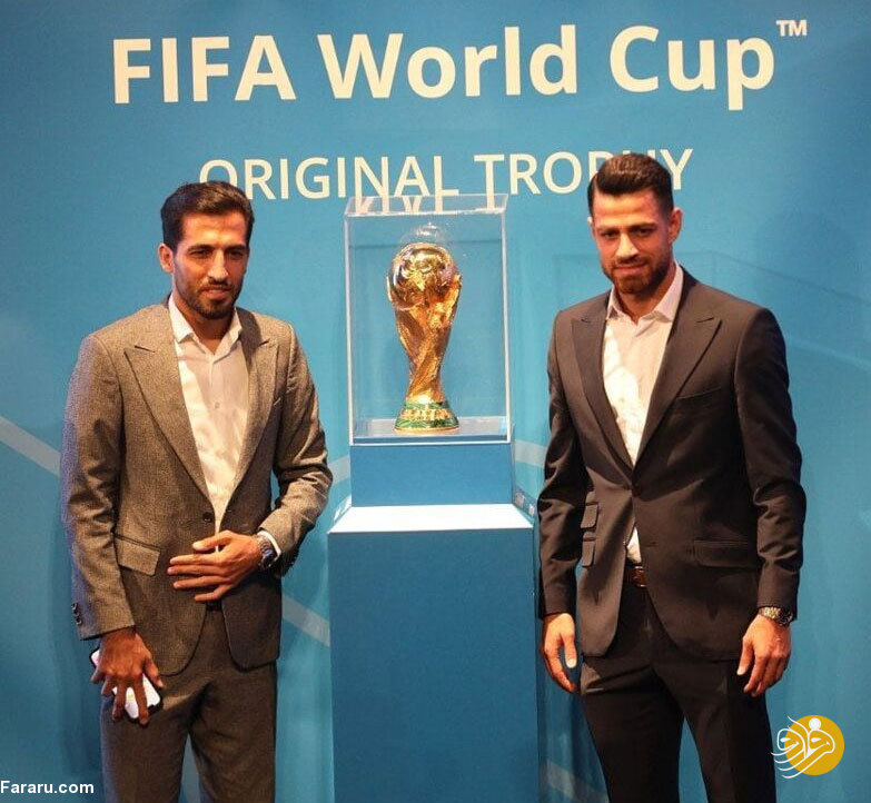 (عکس) رونمایی از ستاره‌ی پرسپولیس هم‌زمان با کاپ جام جهانی
