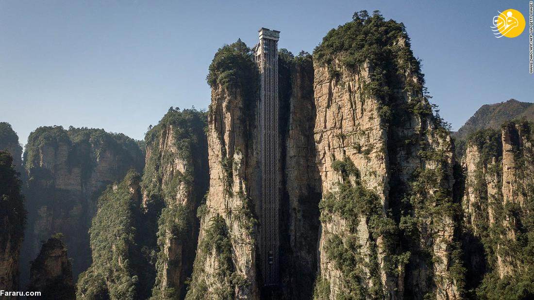 (تصاویر) بلندترین آسانسور در فضای باز جهان (تصاویر) بلندترین آسانسور در فضای باز جهان