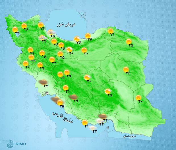 آب و هوای کشور 