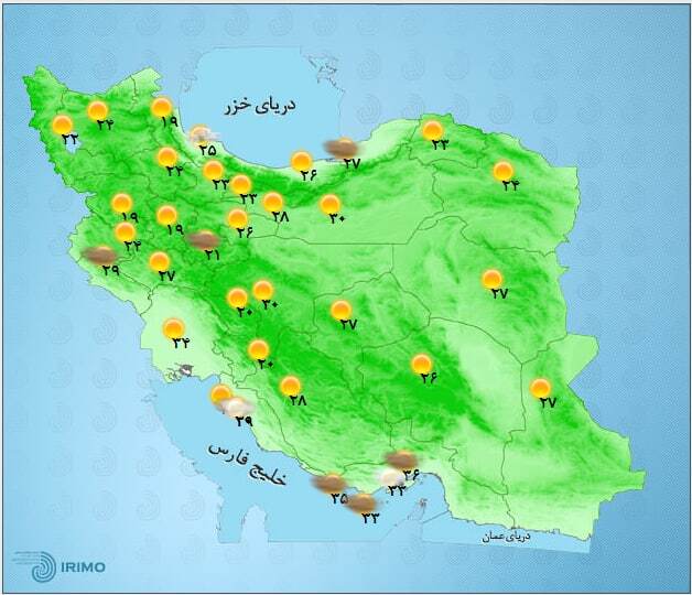 آب و هوای کشور