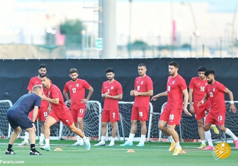 (تصاویر) اولین تمرین تیم ملی ایران در قطر