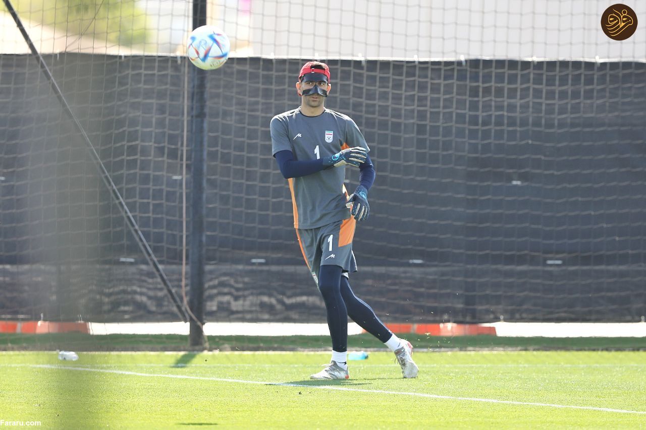 (تصاویر) ظاهر جدید بیرانوند پس از مصدومیت