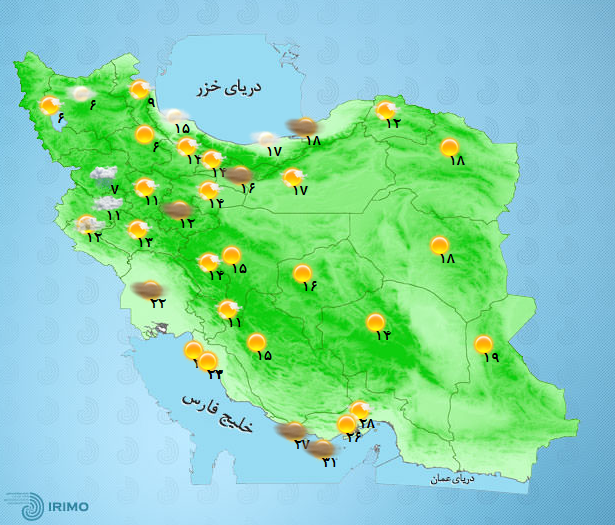 آب و هوای کشور