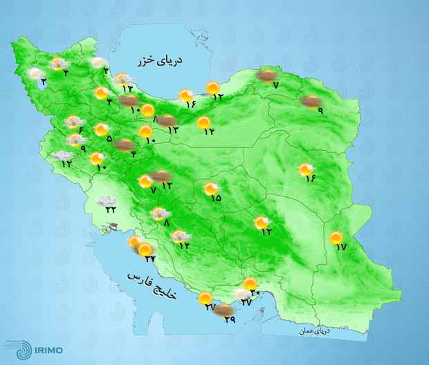 آب و هوای کشور