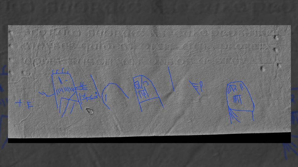 کشف طراحی‌های اسرارآمیز در یک کتاب ۱۲۰۰ساله