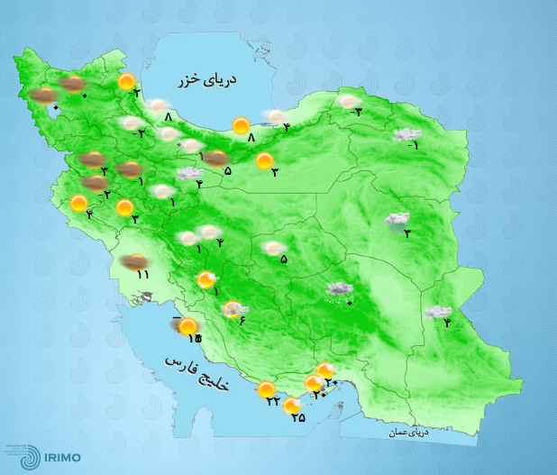 آب و هوای کشور