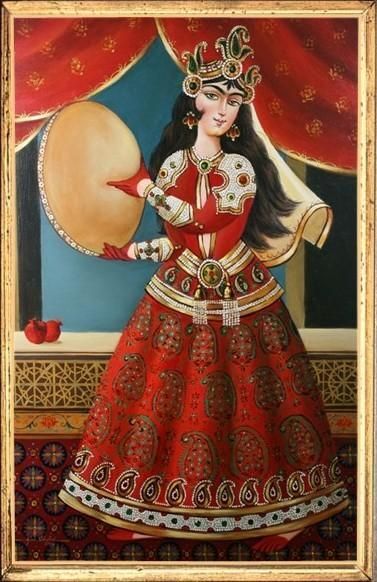 (تصاویر) زنان زیباروی قاجار چگونه لباس می‌پوشیدند؟