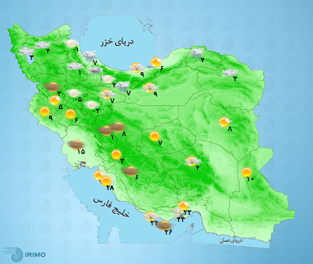 آب و هوای کشور