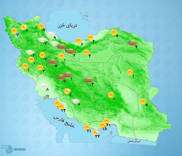 آب و هوای کشور