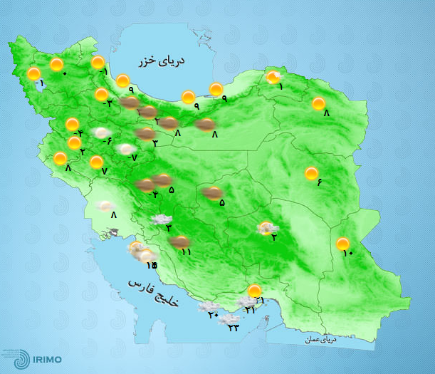 آب و هوای کشور