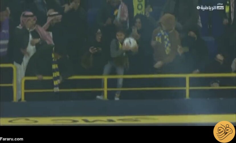 (عکس) هدیه جالب رونالدو برای دختر عربستانی