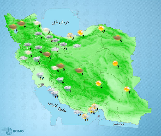 آب و هوای کشور