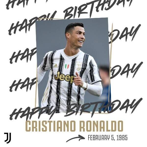 توییت یوونتوس:تولدت مبارک رونالدو