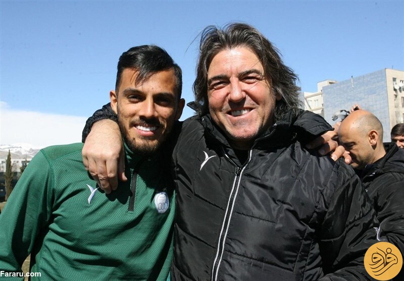 حضور مهمان خاص امروز تمرین استقلال!