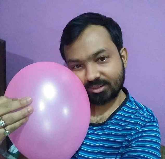 ماجرای عجیب مرد هندی که با بادکنک‌هایش ازدواج کرد