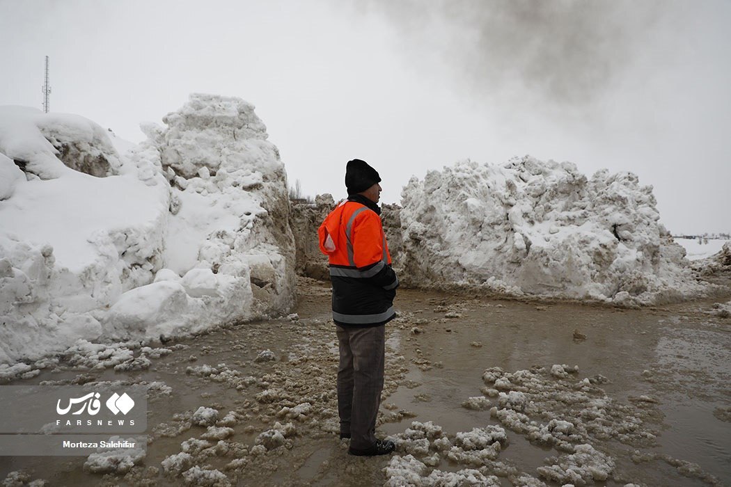 حجم سنگین برف در کوهرنگ