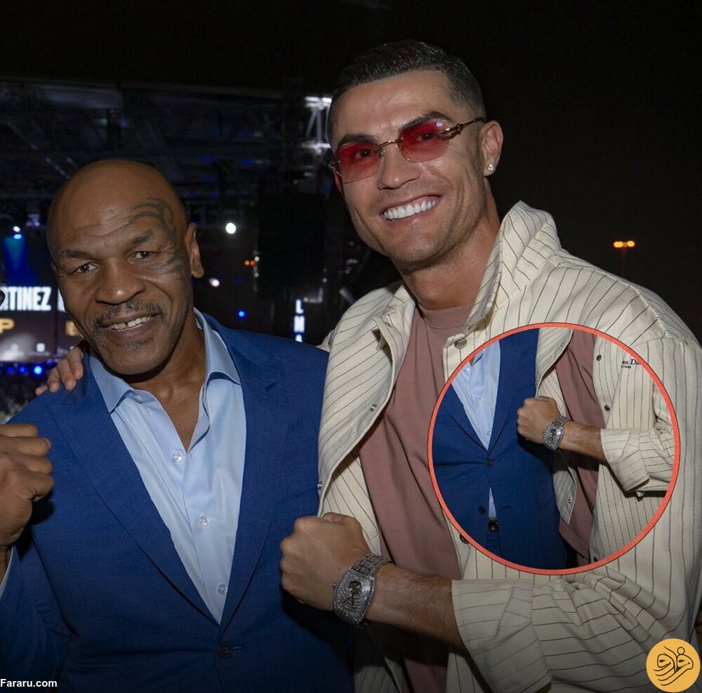 (عکس) گران‌ترین ساعت مچی جهان در دست کریستیانو رونالدو