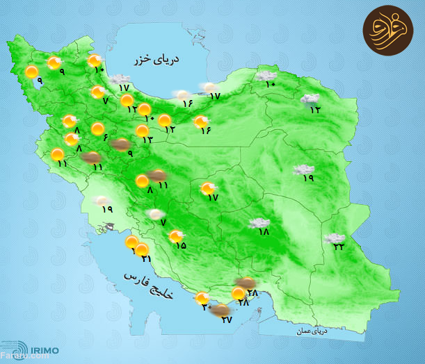 آب و هوای کشور