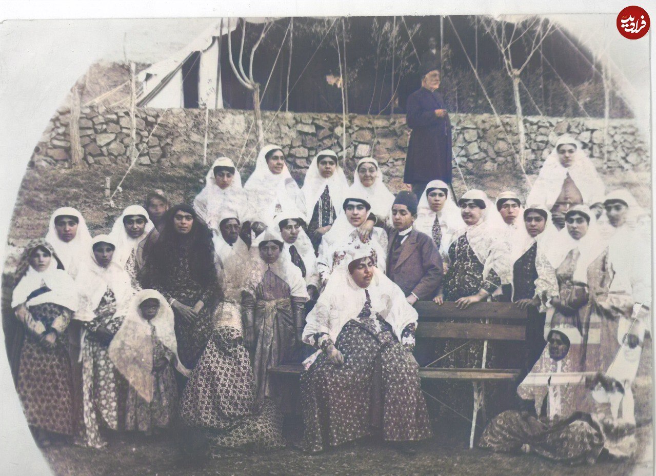 حرمسرای قاجار به روایت عکس‌های رنگی