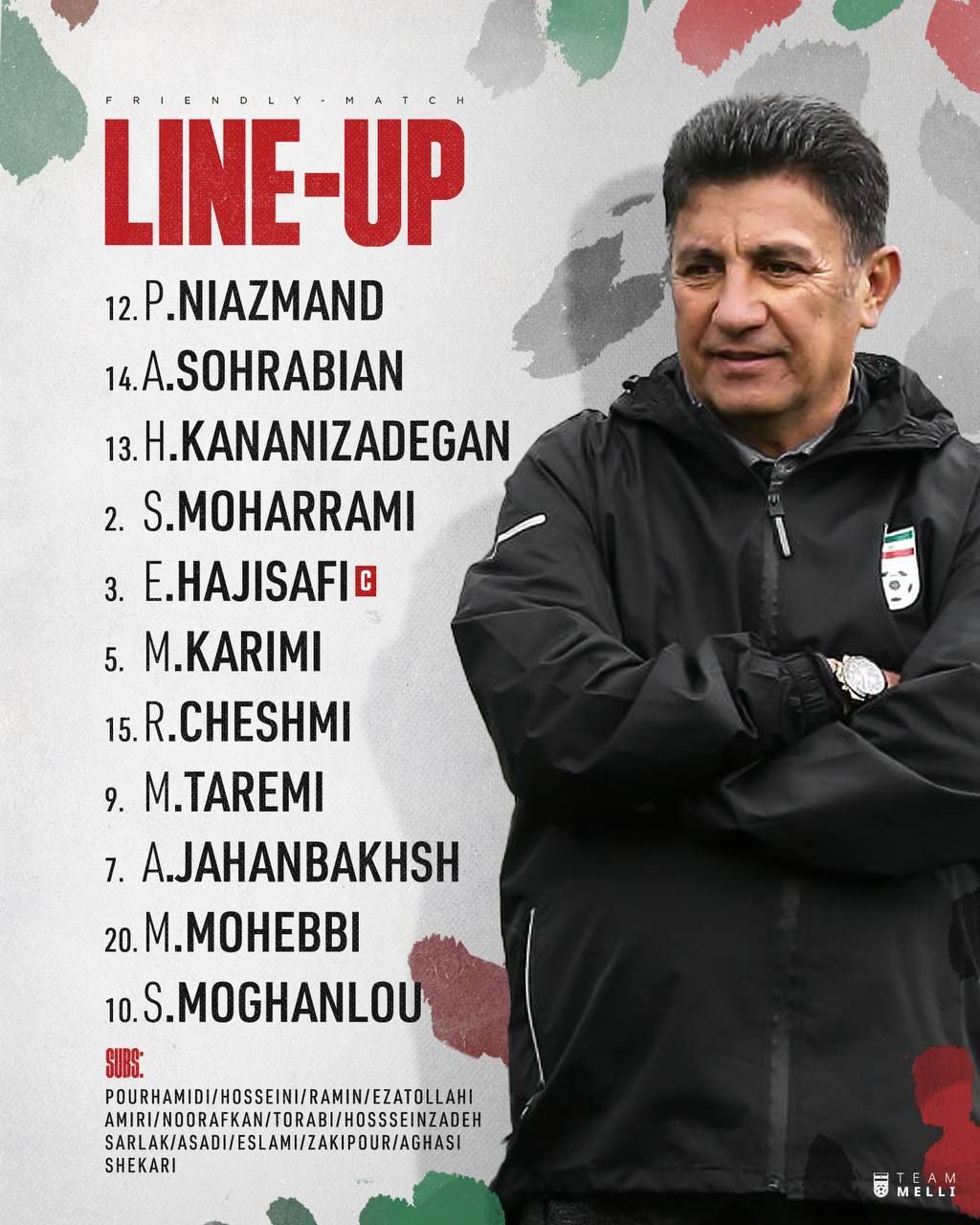 ترکیب ایران برابر کنیا اعلام شد