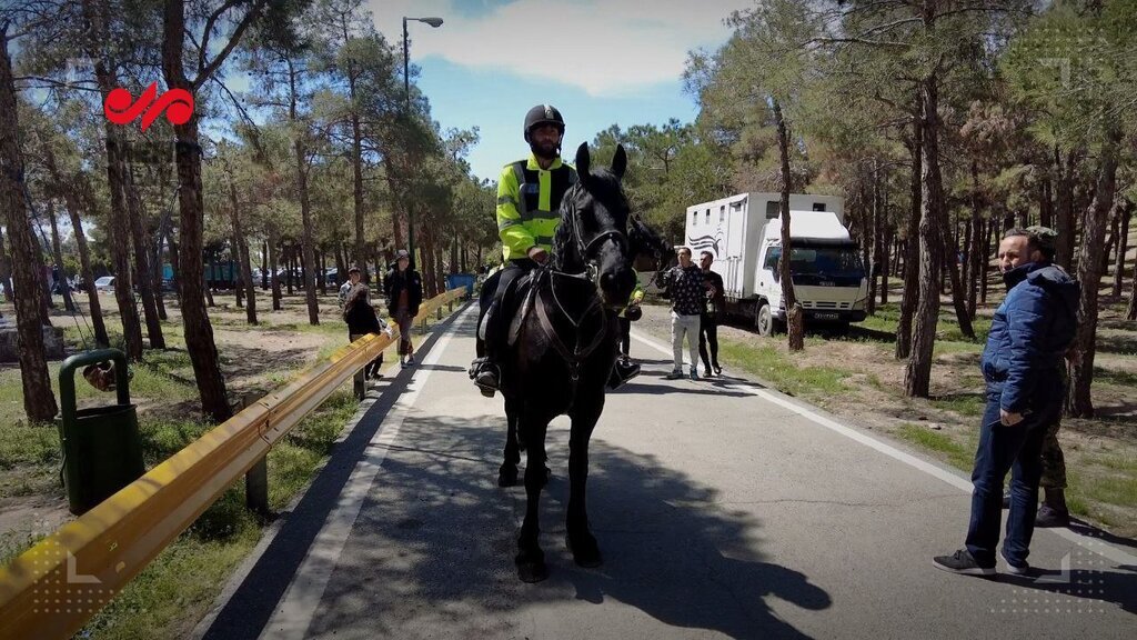 (تصاویر) حضور متفاوت یگان اسب سوار در تهران