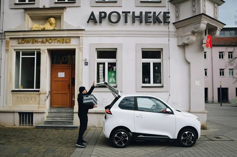 (تصاویر) با این ون برقی نقلی ۱۹۰ کیلوگرم بار حمل کنید/ قیمت؛ فقط ۷۷۰ میلیون تومان!