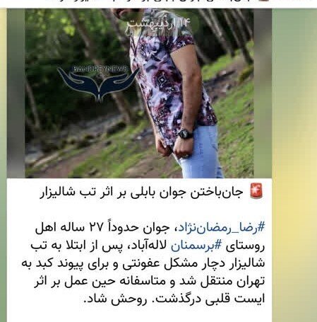 مرگ دو مازندرانی براثر ابتلا به «تب شالیزار» تکذیب شد