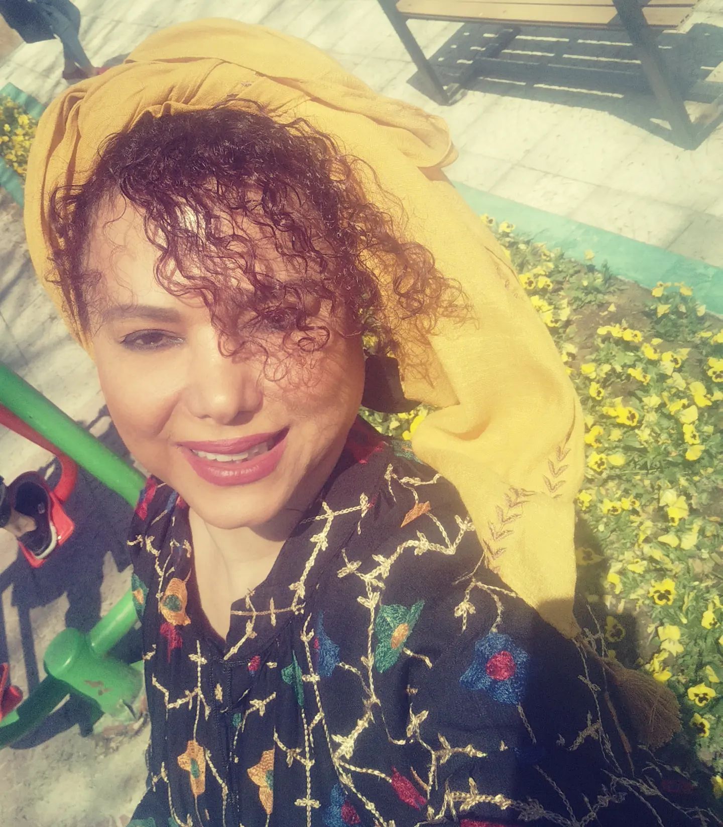 تصویر جدید خانم بازیگری که سرطان را شکست داد
