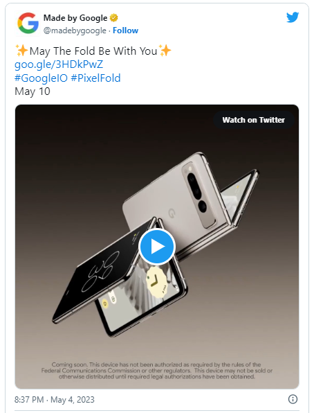 رونمایی از نخستین گوشی تاشوی گوگل؛ پیکسل فولد کی و با چه قیمتی وارد بازار می‌شود؟