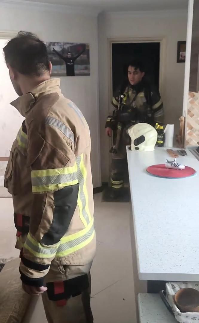 (عکس) آتش‌سوزی عجیب در منزل گلر لیگ برتری