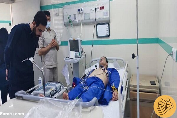 (عکس) بستری شدن آرش میراسماعیلی در بیمارستان